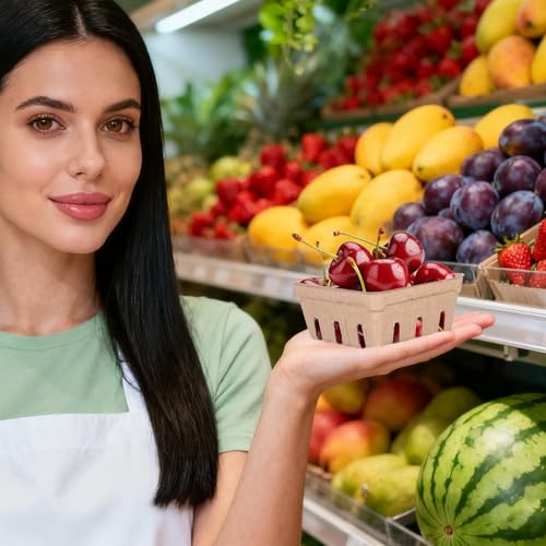 Cesta para almacenar frutas y verduras biodegradable para organizar encimeras de cocina 6