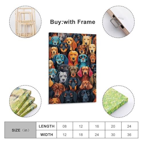 Impression sur toile chiots pour une ambiance tendre à la maison - 2