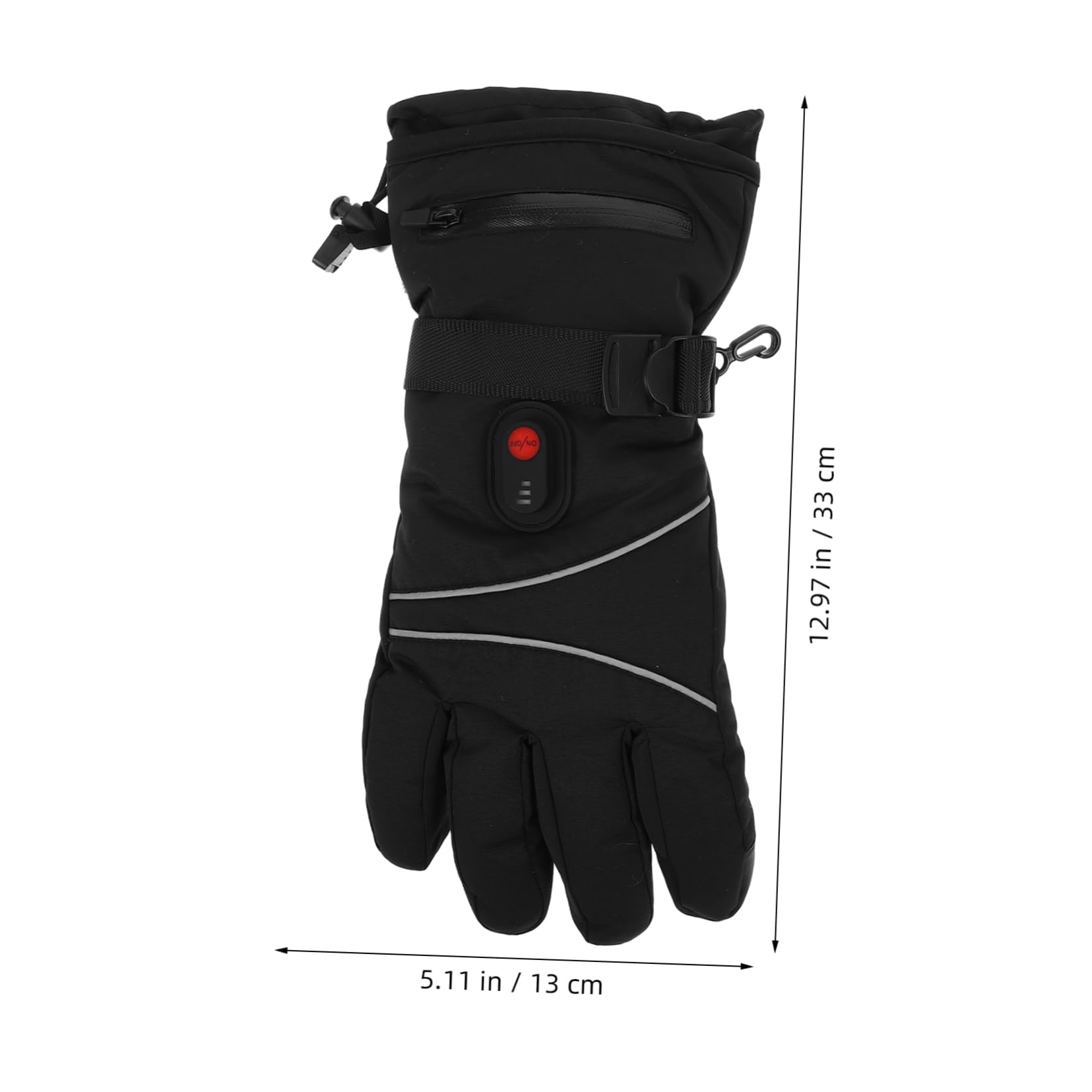 OUNONA Touchscreen Compatible Heated Gloves Men's Women's Electric Ski Gloves Winter Hand Warmers for Outdoor Use