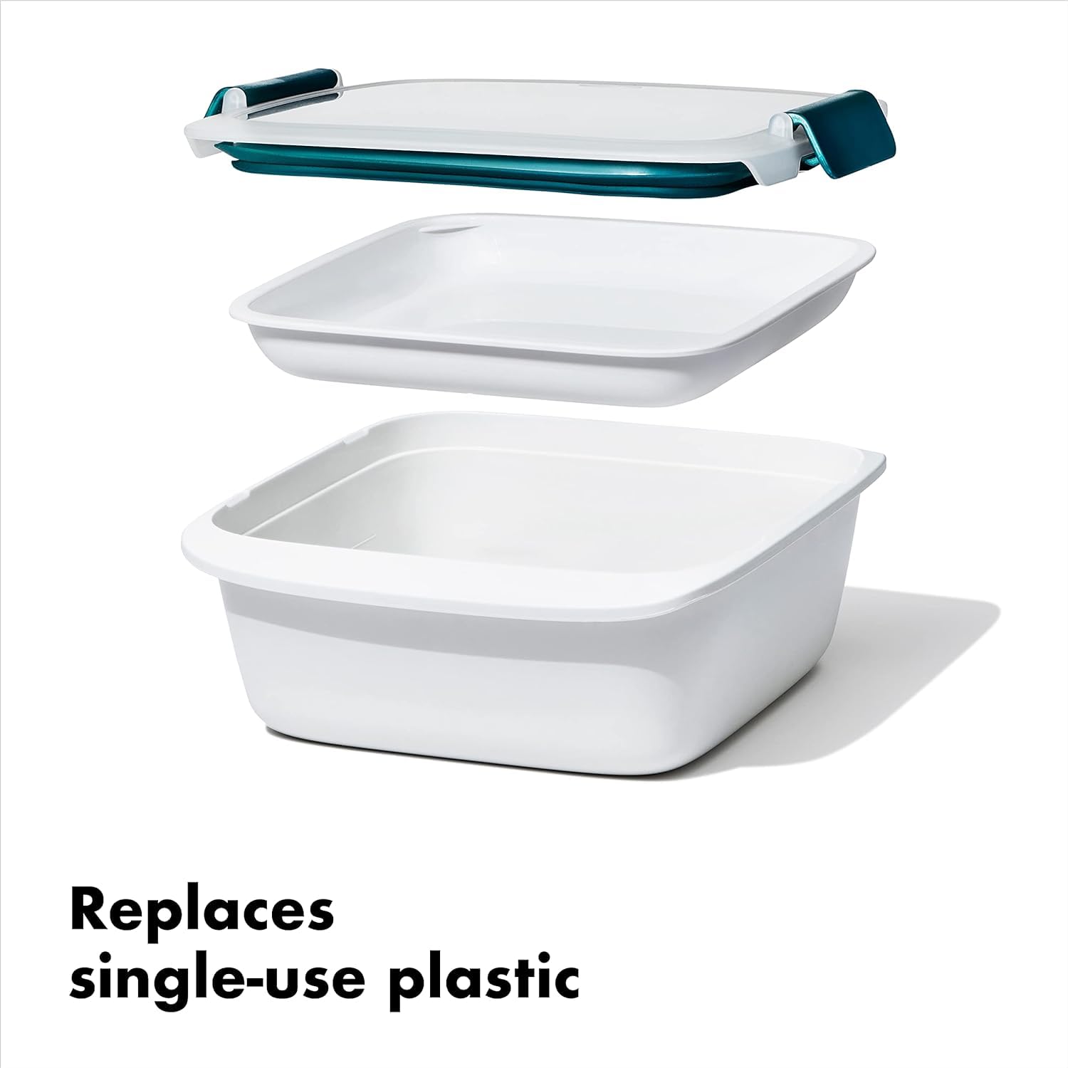 OXO Good Grips Prep & Go Lot de 4 récipients à salade étanches 6,3 tasses