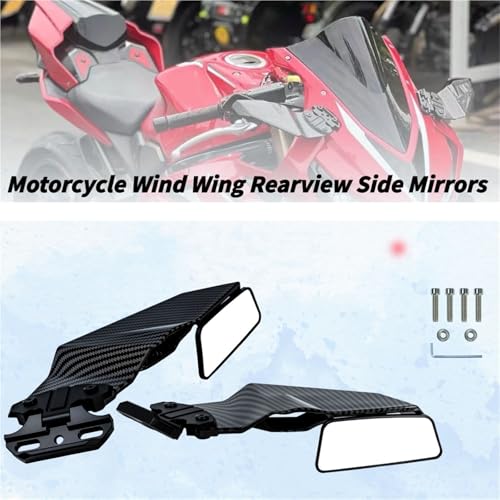 Espejo retrovisor universal de aluminio ajustable para carenado 5
