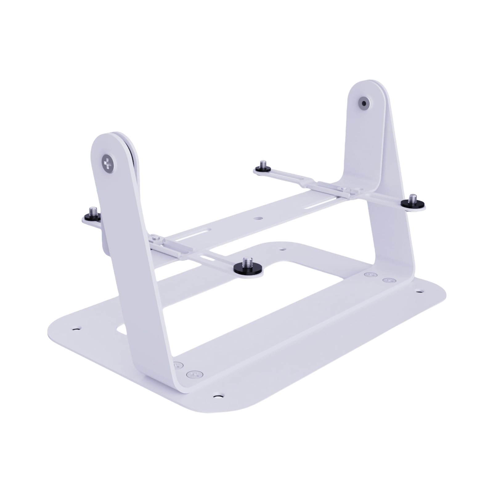 Kalttoy White 360 Degree Rotating Projector Stand Four Leg Stability And Modern Home Aluminum Build Rotating Projector Stand