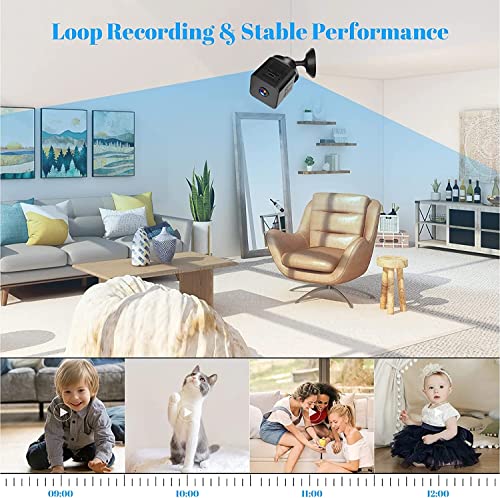 Home Indoor Security Camera Wireless Smart Door Camera 1080P Wifi Camera Nanny Dog Pet Body Room Cameras Small Dome Camera For Security Build-In Battery Outdoor Camera With Night Vision/App Control #TOP7