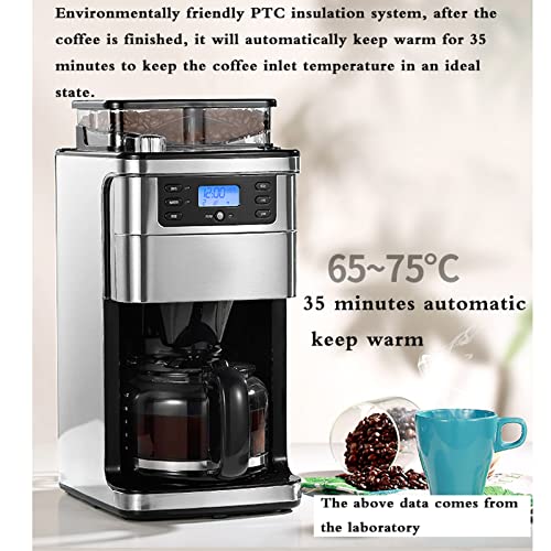 Cafetera automática con molinillo y capacidad de 1.5 L miniatura 4
