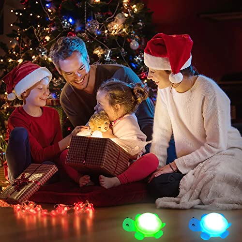 AFUNTA 4 luces nocturnas LED Tortuga para niños miniatura 4