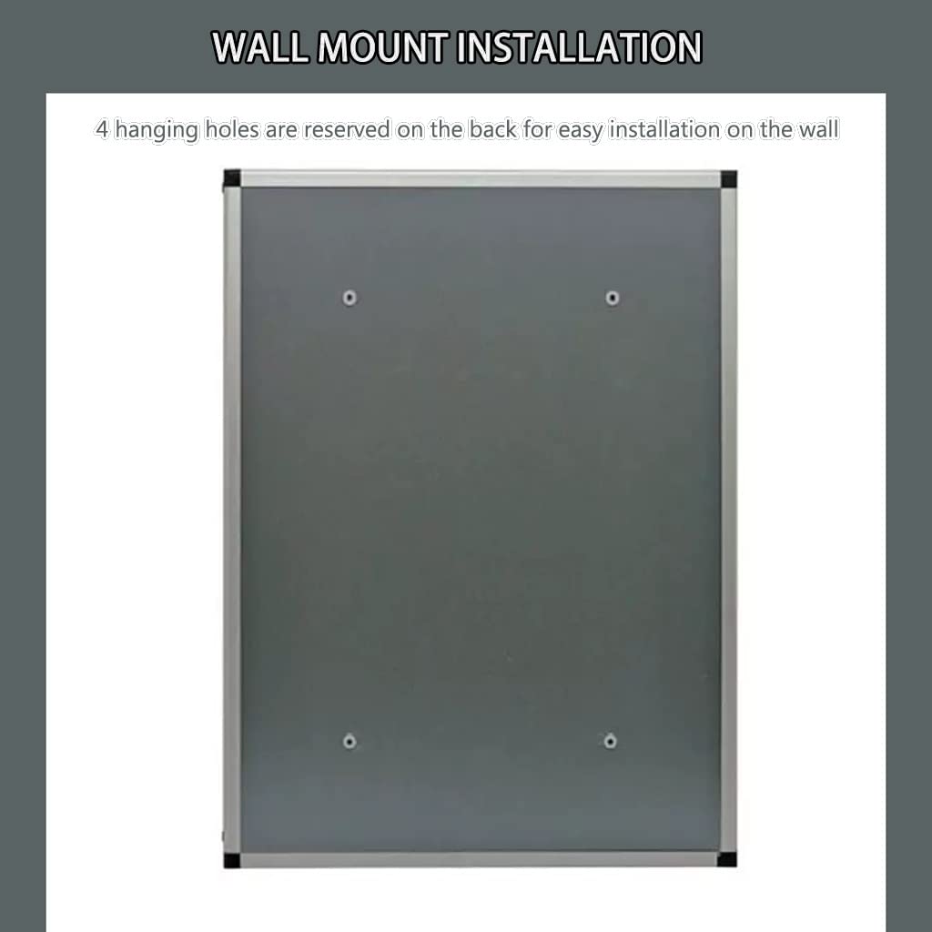 Boîte à clés murale de grande capacité 212 clés en alliage d'aluminium pour rangement de clés à la maison et au bureau - Solution de gestion sécurisée des clés