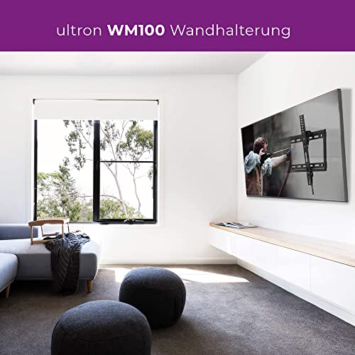 Support mural TV LCD TECHLY 32 à 55 pouces fixe noir max 30 kg