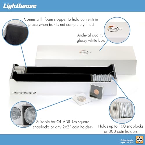 Boîte Intercept Leuchtturm 345235 pour 100 capsules Quadrum