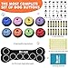 DCIAER Dog Buttons for Communication,Talking Buttons for Dogs,8 Recordable Sound Buttons + 24 Scene Patterns + 1 Dog Button Mat+ 16 AAA Batteries，30 Seconds Dog Buttons for Pet Sound Training Toy