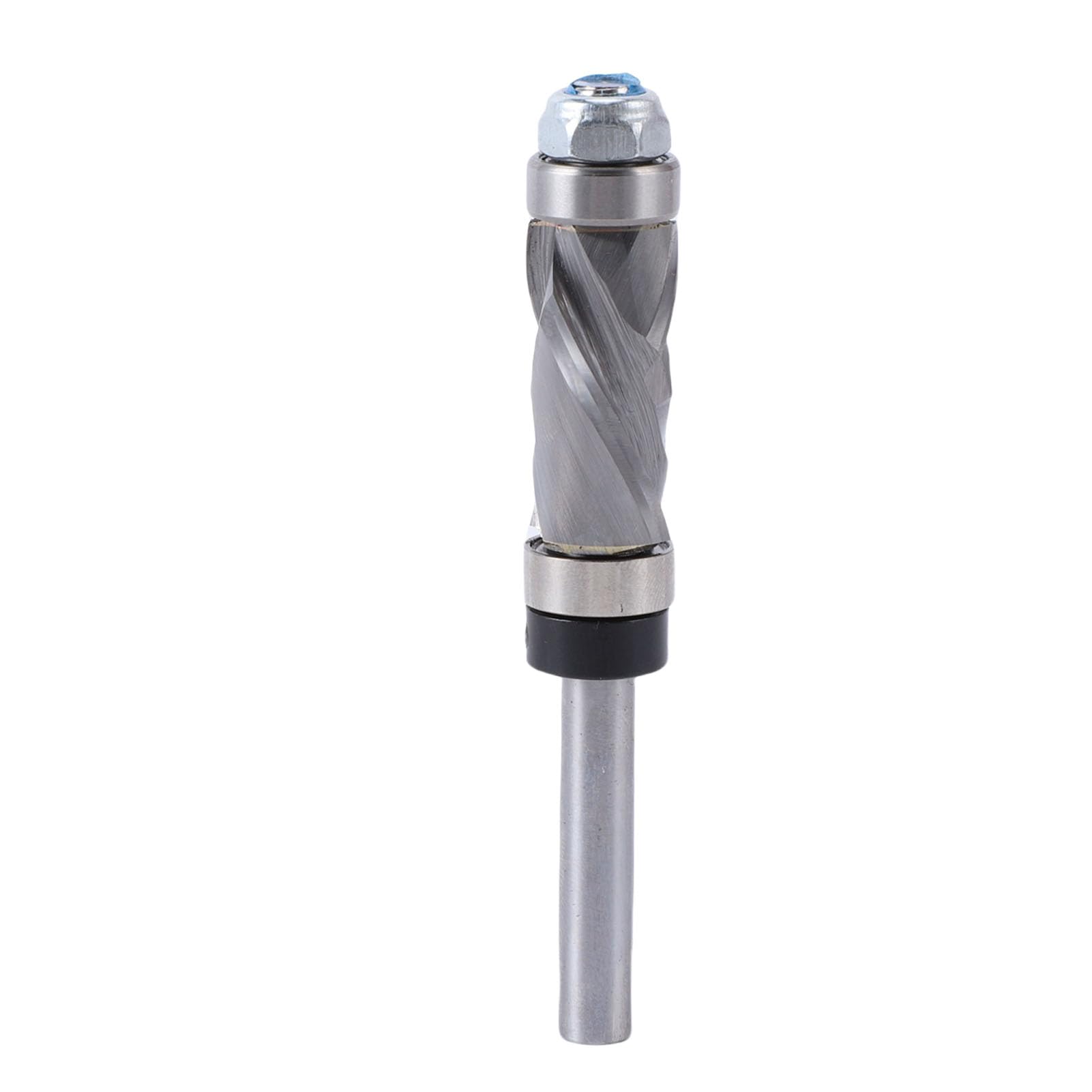 Punta per Fresatura a Spirale con Doppio Cuscinetto, Punta per Fresatura a Filo in Carburo di Tungsteno, Efficiente Strumento di Rifilatura del Legno per la Lavorazione del Legno CNC
