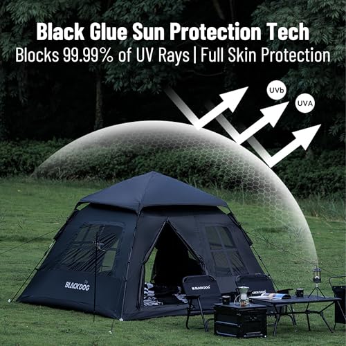 Carpa portátil para camping Windhike 4 personas 5m2 miniatura 6