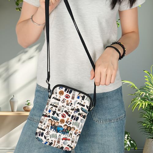 BWWKTOP TVD Damon Crossbody Purse Damon & Stefan Fans Gift Salvatore Brothers Adjustable Strap Bag Damon Merch4
