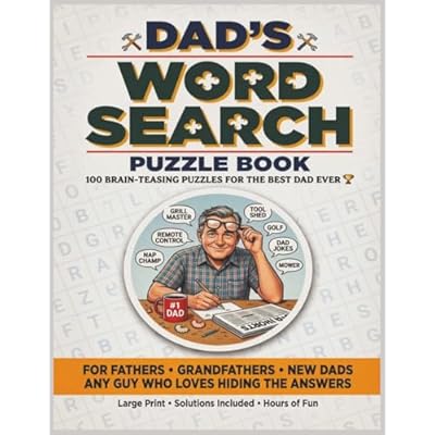 Dad's Word Search Puzzle book