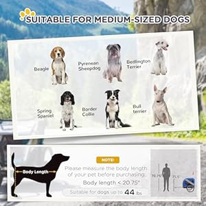   Aosom-Dog-Bike-Trailer-Pet-Cart-Bicycle-Wagon-Cargo-Carrier-Attachment-for-Travel-with-3-Entrances-Large-Wheels-for-Off-Road-Mesh-Screen