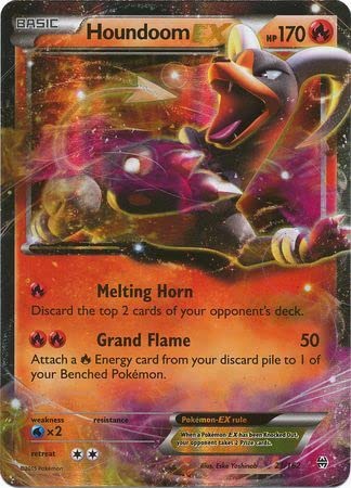 Pokemon XY Breakthrough Houndoom EX 21/162