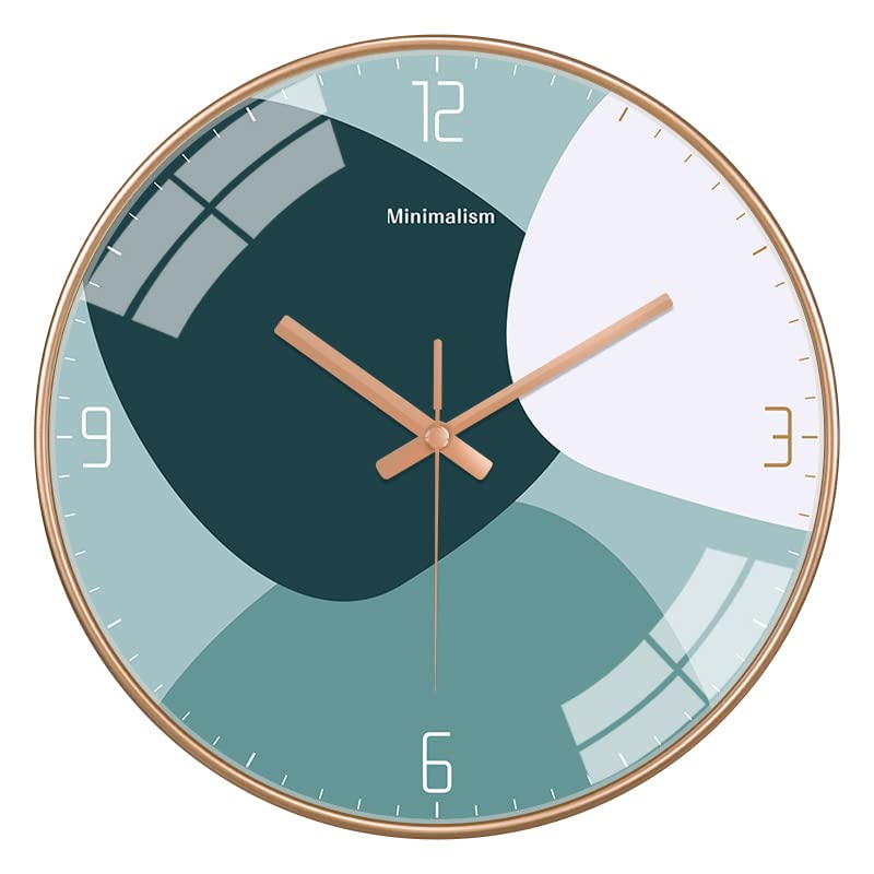 STAR WORK Quartz 12 Inches Premium Wall Clock for Home Stylish Latest Modern Design | Non Ticking Silent Wall Clock - Zero Sound & Disturbance Analog Clock (Forest Round Clock)