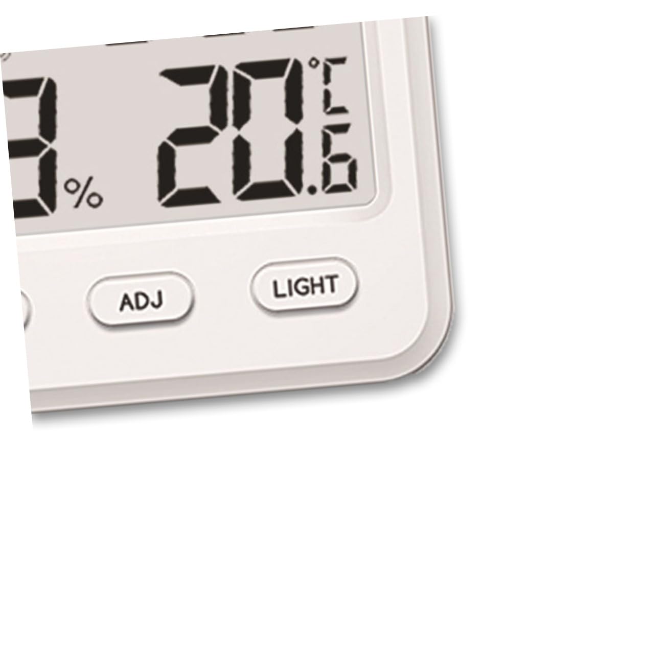 BESPORTBLE Mini Moniteur De Température Intérieure Pour Bébé 2 Pièces Hygromètre Numérique Pour La Maison Et Le Bureau Avec Horloge