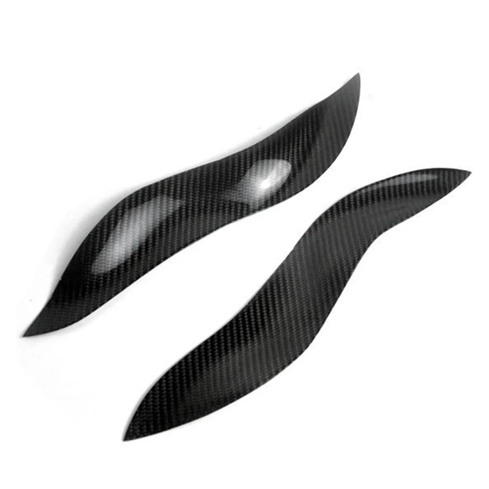 Cejas para Faros de Coche ZDPVK Pegatina for Faros Delanteros de Coche, diseño de Cejas y párpados, for Smart, Color Carbono 2003