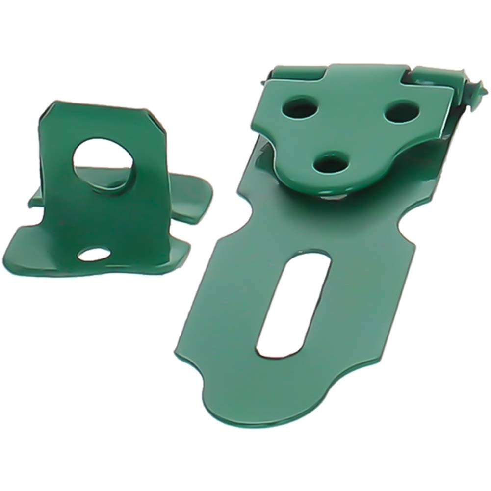 Hasps, Padlock Locking Hasp Staple Iron Safety Door Clasp Gat, Lock Latch Door Cabinet Swivel Clasp Latch Green,?Aicosineg?