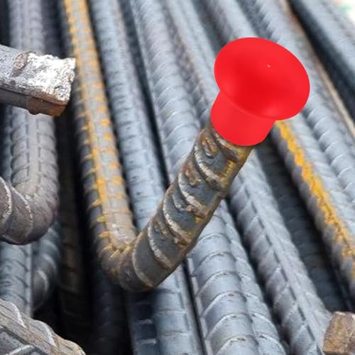Tapas protectoras de plastico PP de gran durabilidad para barras de refuerzo de obras 5