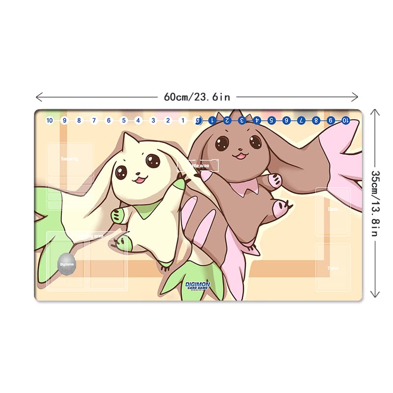 Amazon.com: New DTCG Duel Playmat Digimon Board Terriermon