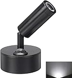 Le spot LED peut être tourné à 360 degrés sans déplacer la base pour répondre à différentes directions d'éclairage.