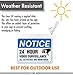 Video Surveillance Sign, All Activities Are Monitored - 2 Pack - 7 x 10 Inches Rust Free .040 Aluminum Reflective - UV Protected, Waterproof, Weatherproof and Fade Resistant - 4 Pre-drilled Holes