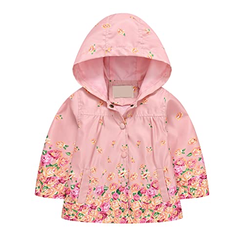 Toddler Kids Baby Boy Girl Long Sleeve Windproof Jacket Casual Hooded Lightweight Kids Coats Windbreaker