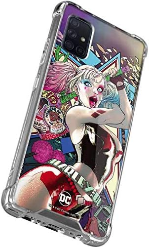 Skinit Clear Phone Case Compatible with Galaxy A71 5G - Officially Licensed DC Comics Harley Quinn Action Pose Design