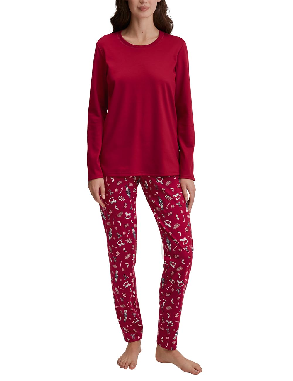 CALIDA Family & Friends Pyjama, lang Damen