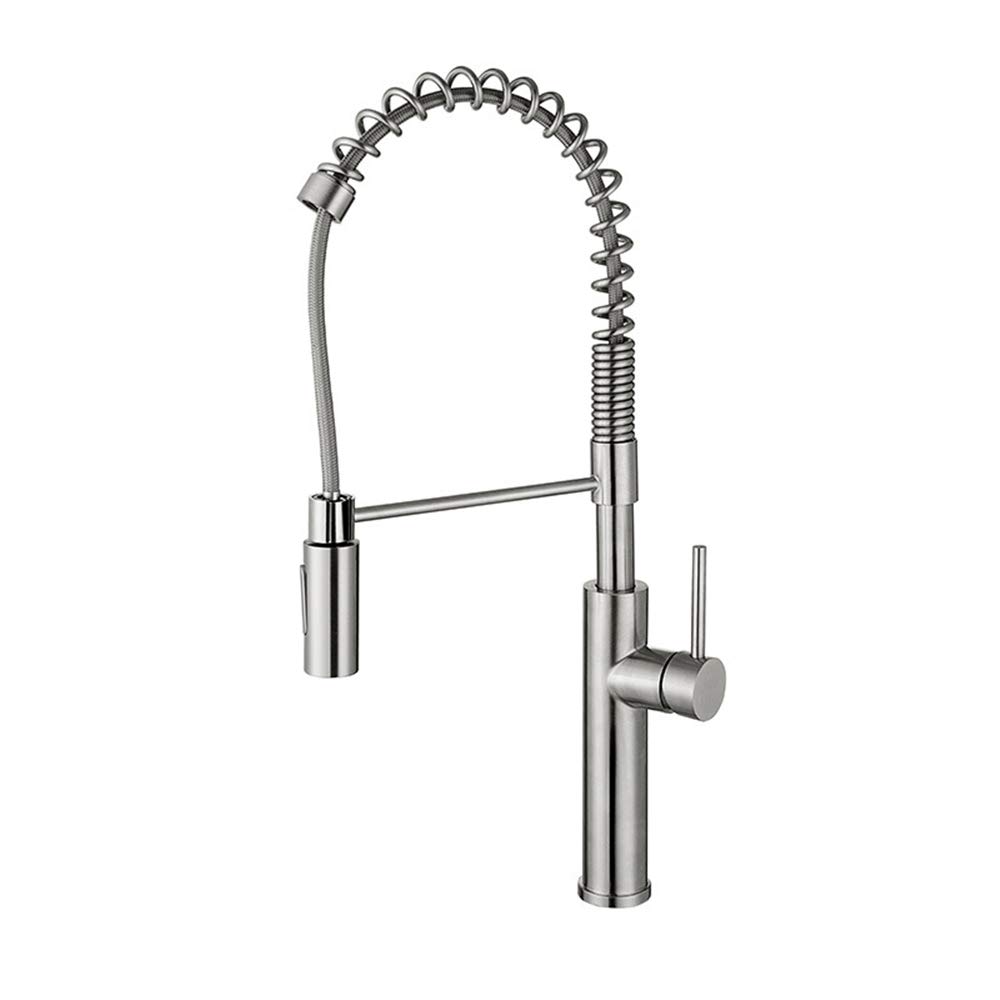 Robinet de grue rotatif pour îlot central et préparation des repas en cuisine moderne