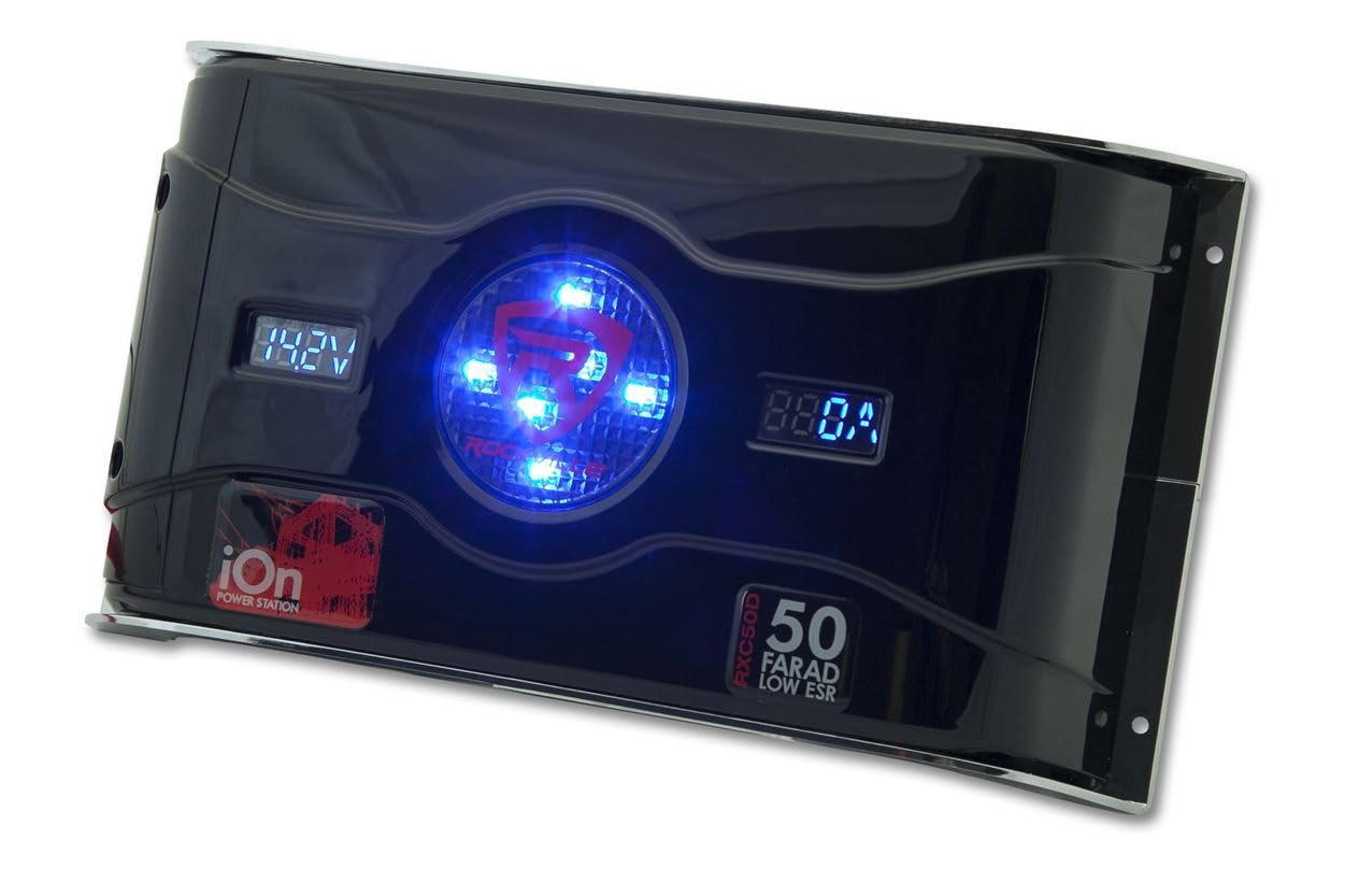 Rockville RXC50D v2 50 Farad Car Audio Capacitor
