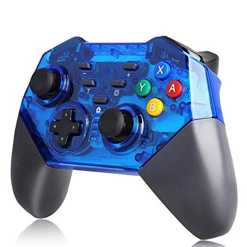 Preisvergleich Produktbild DVE Wireless Controller für Nintendo Switch Kabelloser Bluetooth Gamepad Controller Doppelmotor Axis Gyro Turbo Kompatibel mit Nintendo Switch