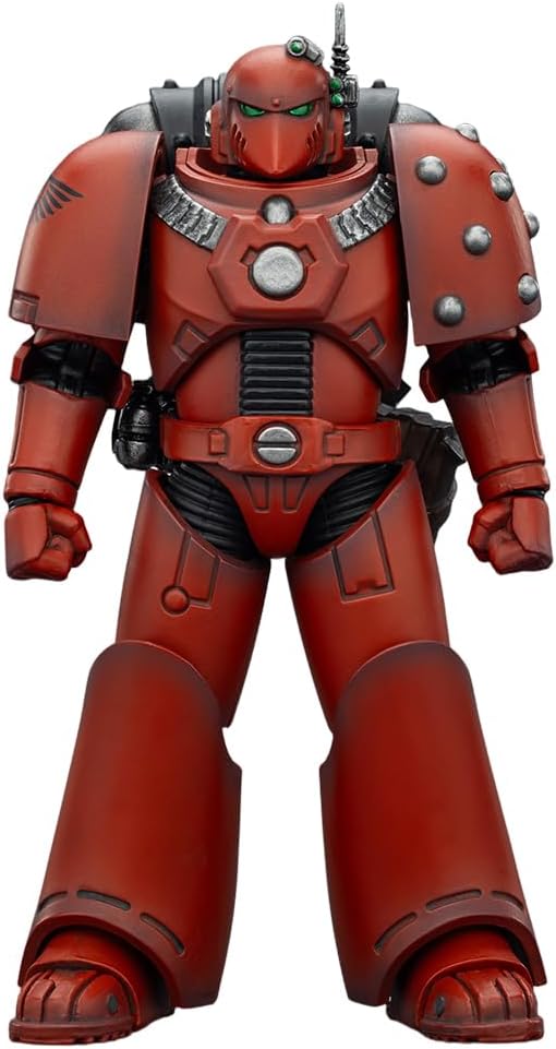 JOYTOY Action Figures Warhammer 40K 4.8inch MKVI Tactical Legion Squad 1/18 Movable Model Collectible Figurine Ages 15+ (Blood Angels)
