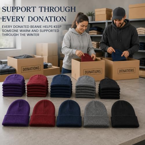 Image of Yacht & Smith Winter Beanies & Gloves For Men & Women, Warm Thermal Cold Resistant Bulk Packs