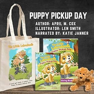 Puppy Pickup Day (The Little Labradoodle) Audiolibro Por April M. Cox arte de portada