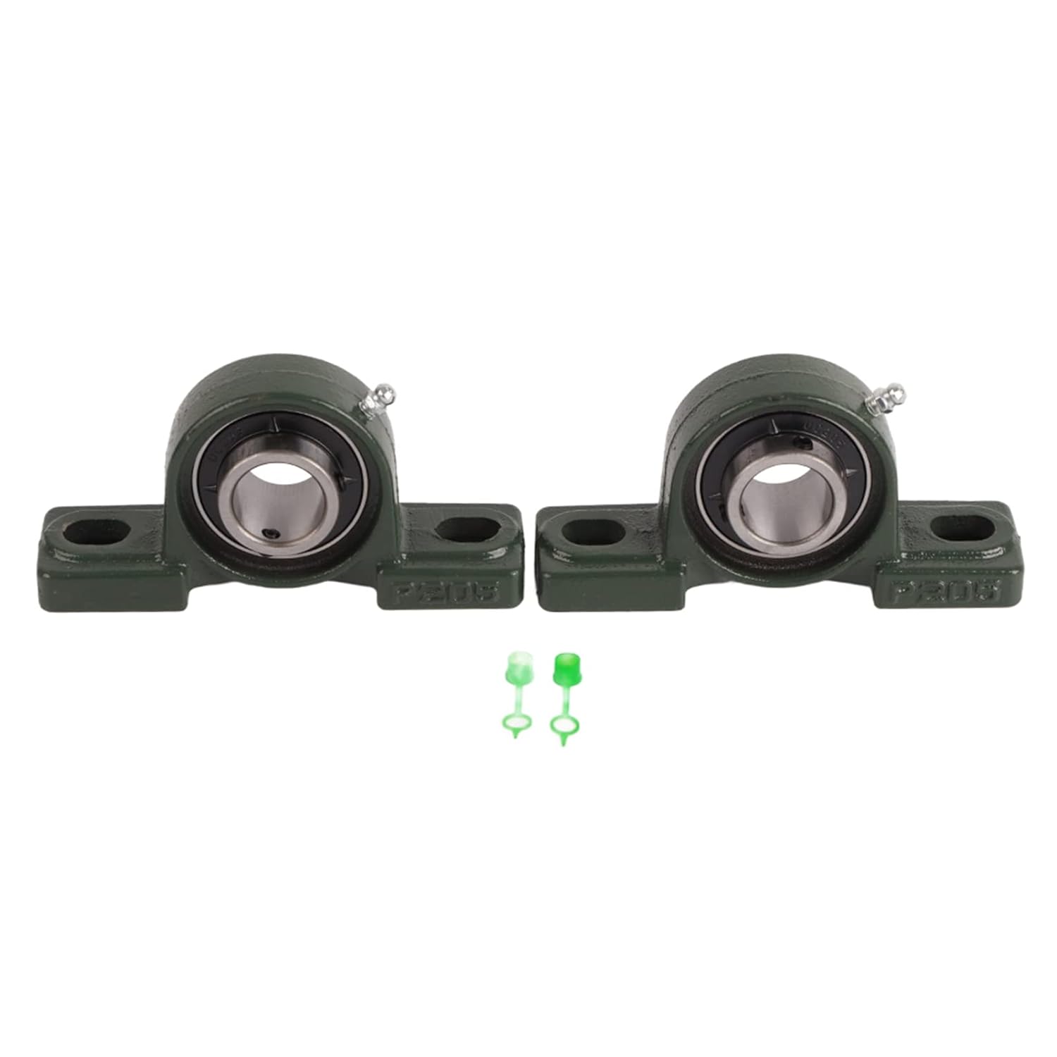 2 Pcs UCP205 25mm Pillow Block Mounted Ball Bearings, Self Alignment Pillow Block Bearing Mounted Unit Bearing