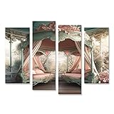 Possibilités de conception polyvalentes : peu importe la pièce que vous souhaitez embellir, nos images s'adaptent parfaitement au salon, à la chambre à coucher, à la chambre d'enfant, à la cuisine, au couloir, au bureau ou au bureau. Créez votre propre ambiance de bien-être et apportez des accents élégants.