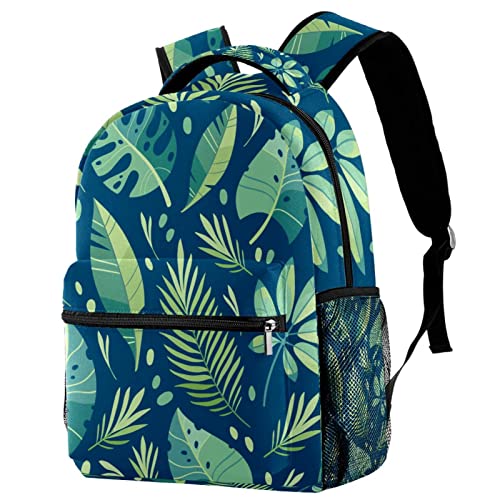 Sac à dos de voyage multicolore avec porte-bouteille pour campus et loisirs en taille M
