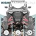 TEBEDI Front Bumper Fascia Compatible with 2014-2019 Polaris RZR XP 1000/ RZR XP 4 1000/RZR 4 900 2015-2018/RZR 900 2015-2020 Replacement for 5439786-070 Headlight Grill Frame Accessories