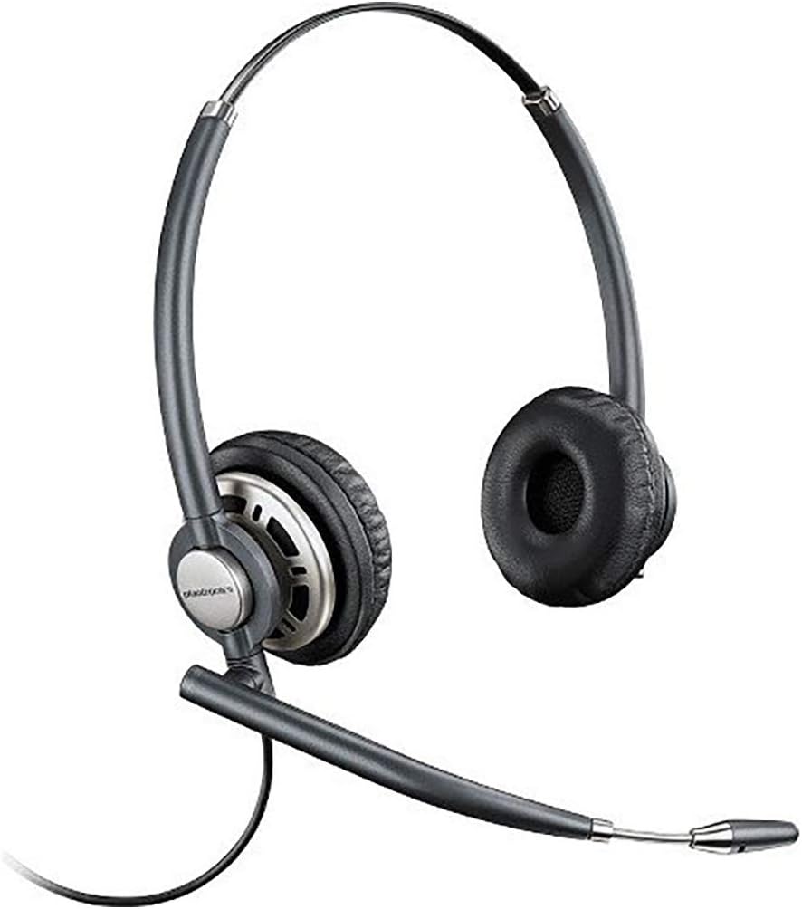 Plantronics EncorePro HW720D Over-the-Head Binaural Corded Headset with Noise Cancelling Microphone