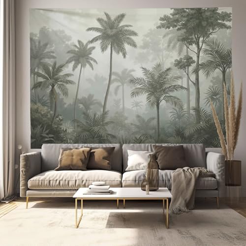 Tenture murale forêt tropicale pour réchauffer un dortoir un peu froid