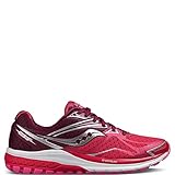 Saucony Women's Ride 9 Running Shoe, Pink/Berry, 9.5 M US