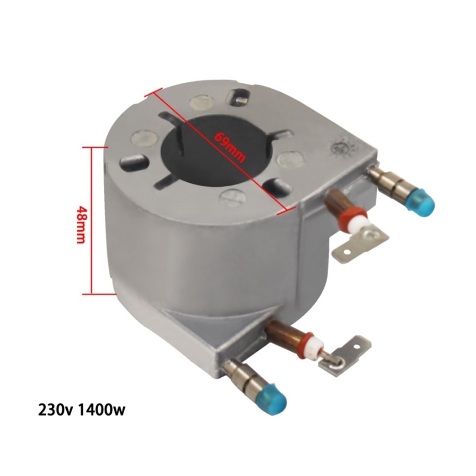 1 Pz Macchina For Il Caffè Riscaldamento Pentola Caldaia Accessori 230 V 1400 W For Macchina For Caffè Espresso Piatto Di Riscaldamento Parti In Fusione Di Alluminio
