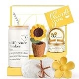 Geelfland Thank You Gifts for Women, Teacher Appreciation Gifts, Thank You Gift Baskets for Women Friends Teachers Coworkers Boss Nurse Mom Employees with Thank You Cards