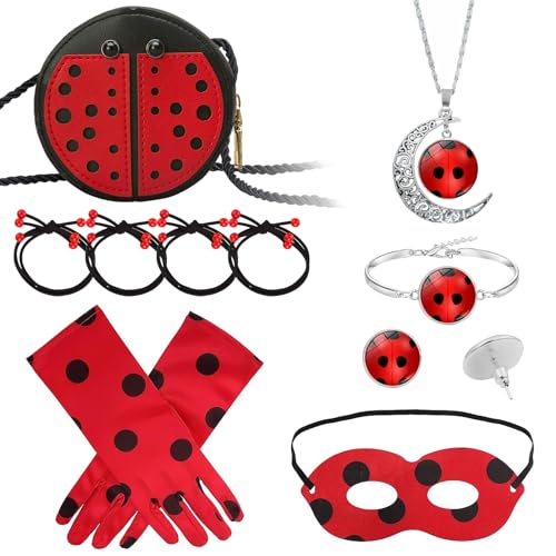 Déguisement Luxe Ladybug – Miraculous Officiel – Taille 5-10 Ans – Combinaison Velours Rouge Et Masque