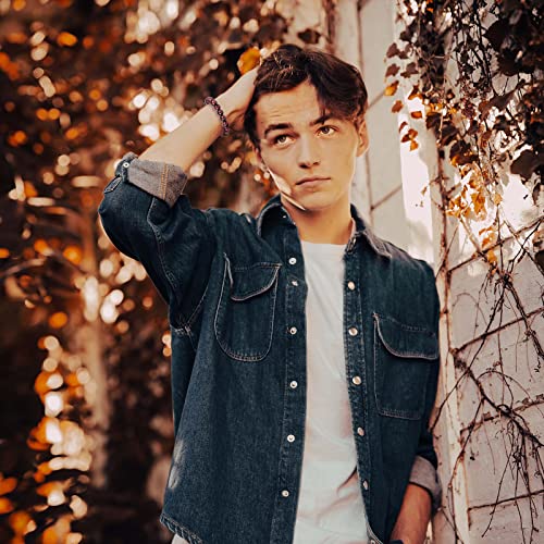 Tiger Eye Bracelet men women,anti-anxiety, courage and determination bracelet & Red Bead Triple Protection Bracelet Jewelry Genuine Crystal Chakra Stone Bracelets3