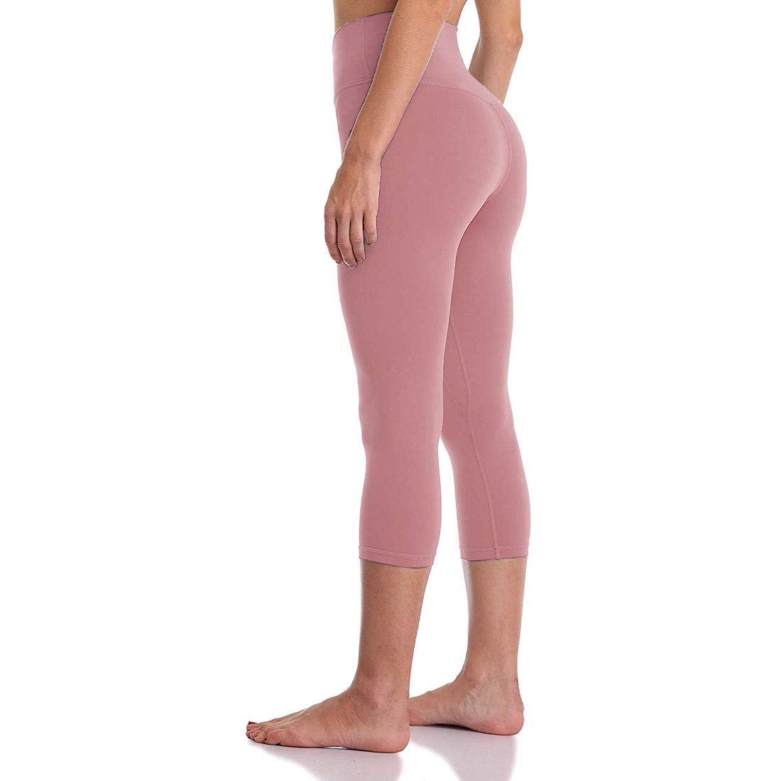 Moda Leggins Sportivi Donna, Pantaloni da Yoga per Donna, con Tasca Interna Nascosta per Donna, Pantaloni da Yoga per Allenamento Fitness con Leggings da Palestra Elegante, Pink, M