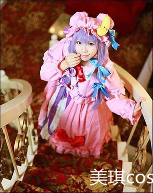 Amazon.co.jp: パチュリー・ノーレッジ コスプレ衣装 仮装 ステージ服