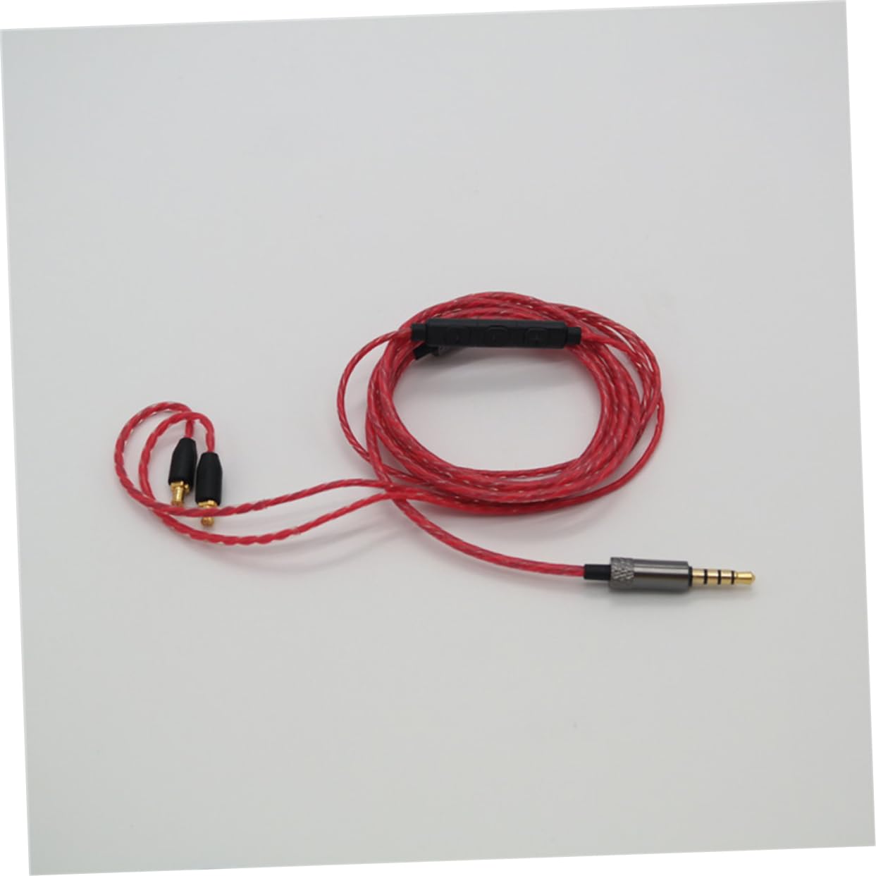 BESTonZON 3pièces Câble De Filaire Pour Casque Audio Upgrade Earphone Line Compatible Avec Rouge